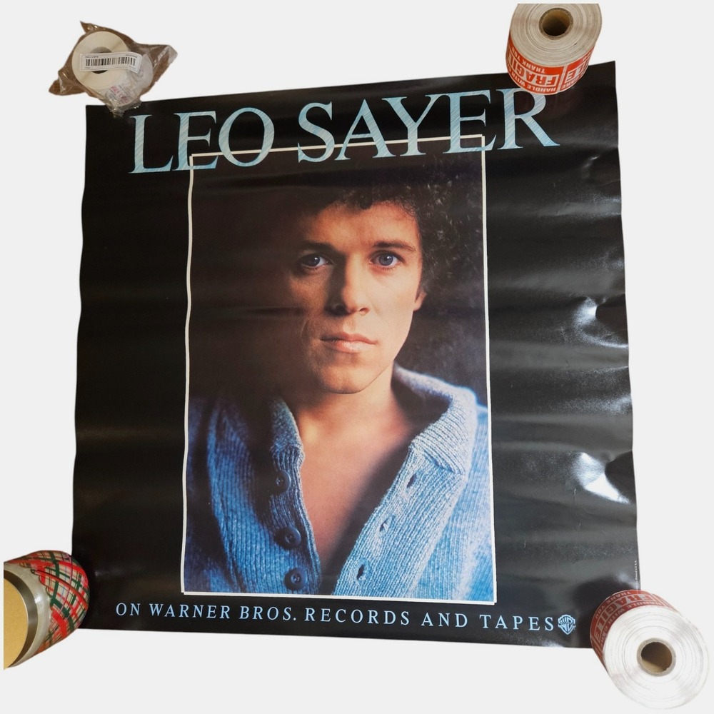 Leo Sayer Self Titled 23x23 Vintage 1978 Warner Bros Debut Album Promo Poster